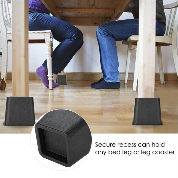 4x Furniture Raisers Risers Chair Bed Riser Stands Elephant Feet Leg Extender AU