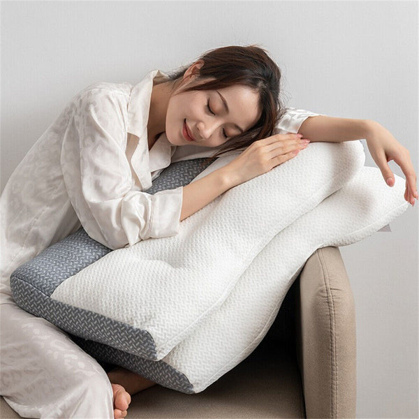 Cervical Ergonomic Pillow Adjustable Ergonomic Contour Orthopedic Bed Pillow AU