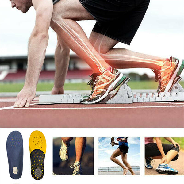 Orthotic Insoles Shoes Arch Support Pain Relief Orthopedic Inner Sole Men Women