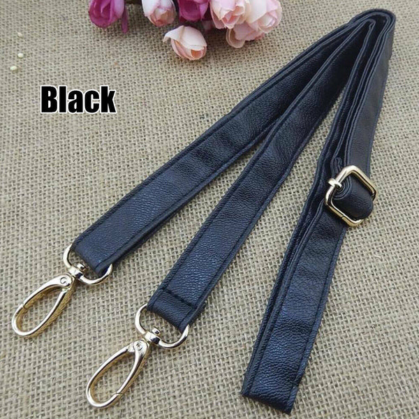 6 Colors Adjustable Shoulder Leather Handbag Bag Purse Strap Replacement 124cm