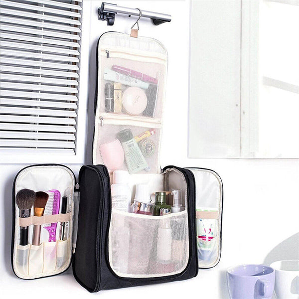 Large Hanging Toiletry Bag Cosmetic Makeup Wash Storage Travel Organizer Pouch