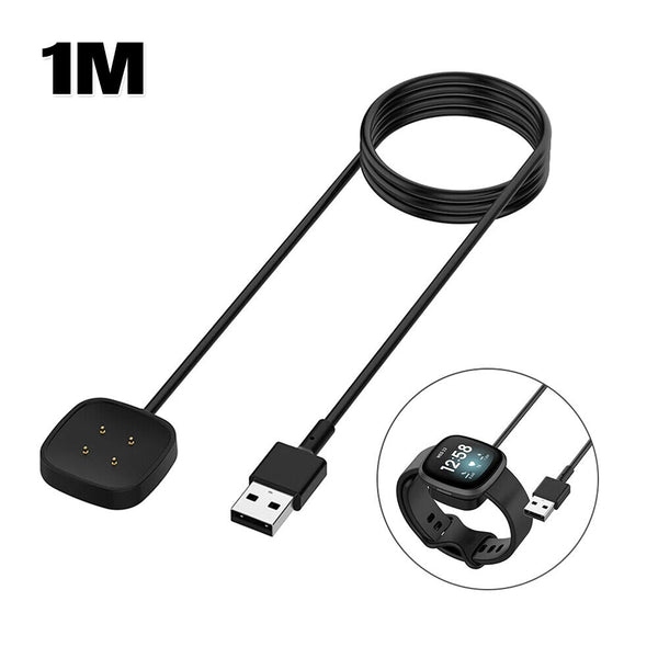 Replacement USB Charger Charging Cable For Fitbit Versa 3/4 / Inspire 2 / ACE 3