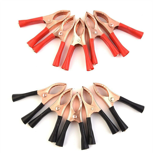 2-20Pcs 30A Car Alligator Clips Battery Clamps/Crocodile Clip Aligator Clip 70mm