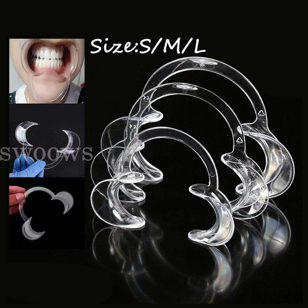 Up 20PCS Cheek Retractors Teeth Whitening Lip & Mouth Opener Holder Dental SML