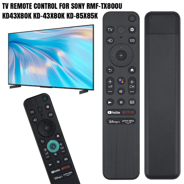 TV Remote Control for Sony RMF-TX800U KD43X80K KD-43X80K KD-85X85K