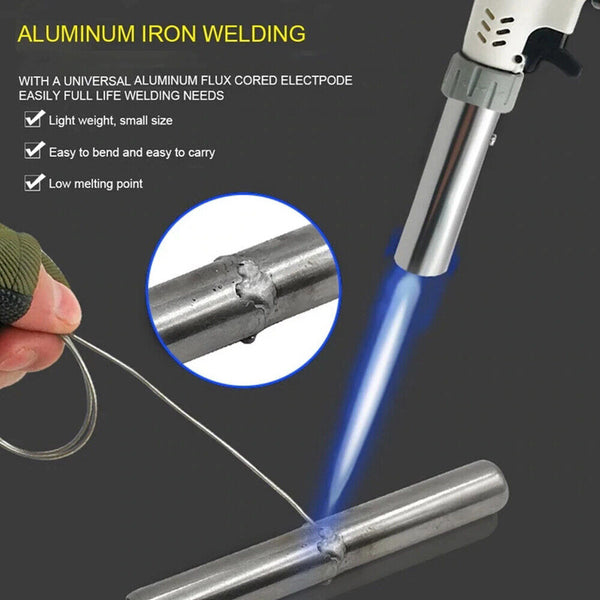 50pcs Aluminium Low Temp Welding Rods Easy Brazing Stick Durable Weld Repair Fix