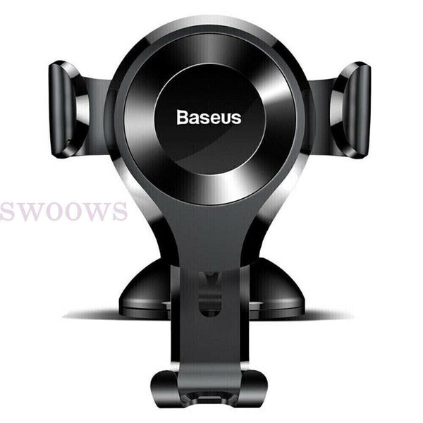 Phone Holder For Baseus 360° Car Mobile Cell Gravity Dashboard Suction Mount Sta