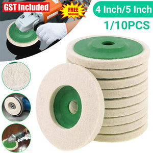 UP20x 4/5Inch Wool Felt Polishing Wheel Pad Buffing Polishing Disc ForRotaryTool