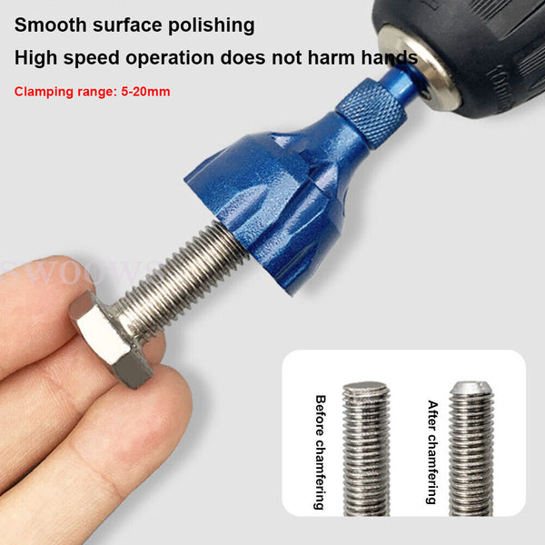 3-20mm Tungsten Steel External Electric Chamfer Tool Remove Burr Clean Bolt-Tool