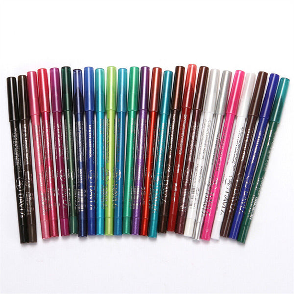 NEW Colorful Eyeliner Pencil Eye Liner Gel Pens Long Lasting Waterpoof  AU