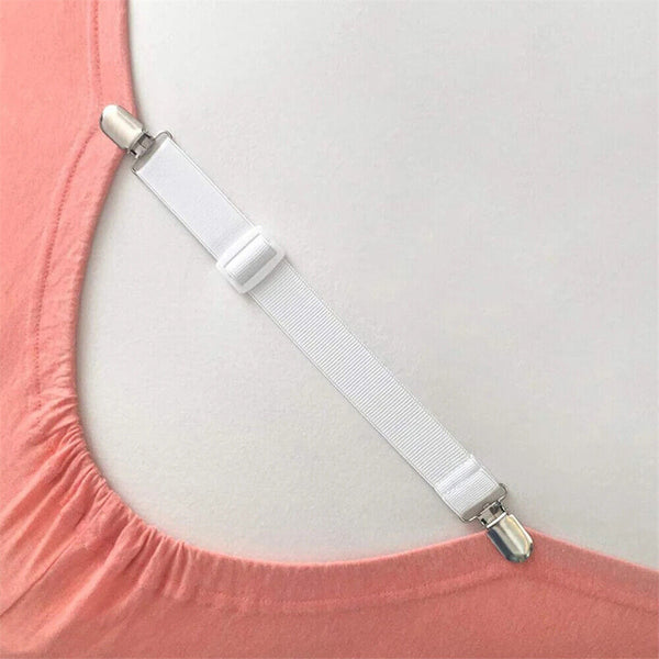 4Pcs  Bed Sheet Mattress Holder Fastener Grippers Clips Suspender Straps