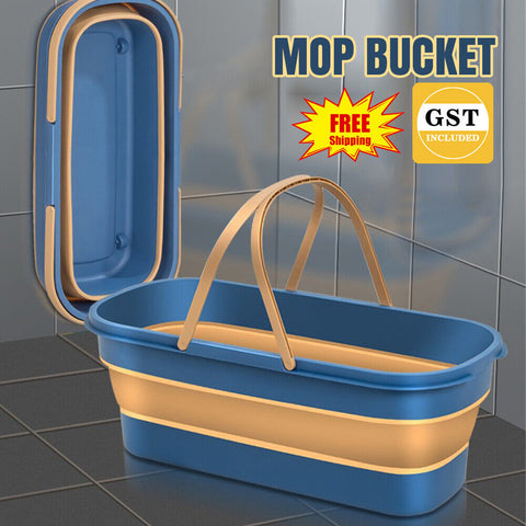 Multifunction Flat Mop Cleaning Basin Large Capacity Mop Cleaning Bucket Home