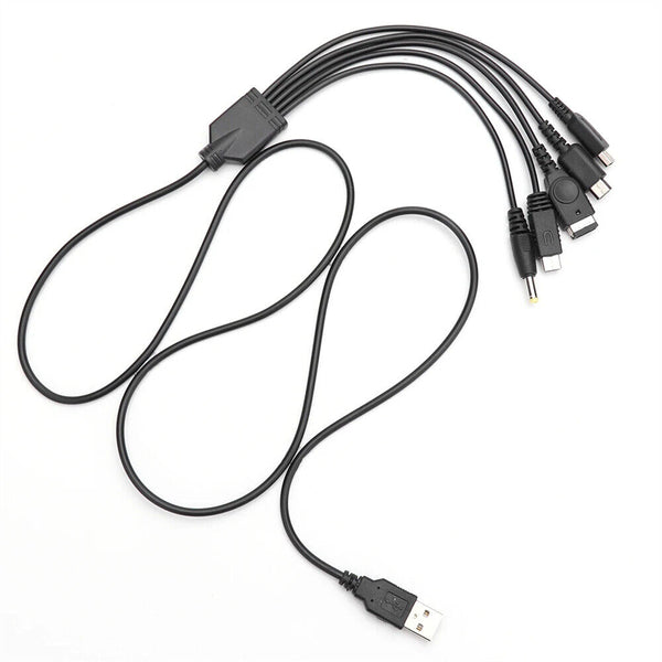 5in1 USB Charger Cord Cable For Nintendo New 2DS 3DS DSi XL NDS GBA SP DS Lite