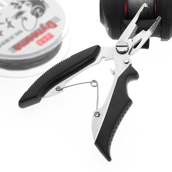 1-3x Stainless Steel Fishing Plier Braid Mono Line Cutters Pliers Split RingTool