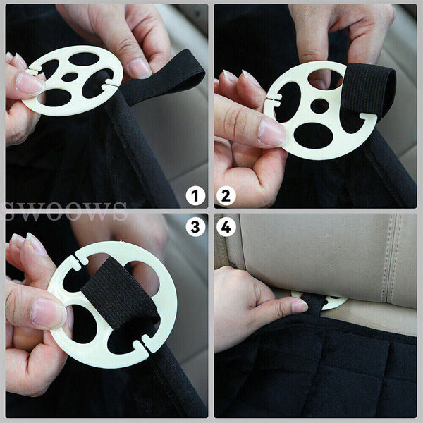 Rear Car Auto Seat Cover Back Protector Mat Chair Cushion Storage Pad Universal