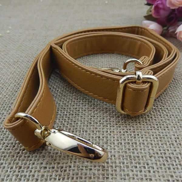 6 Colors Adjustable Shoulder Leather Handbag Bag Purse Strap Replacement 124cm