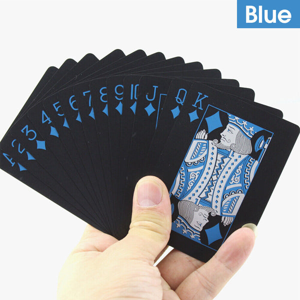 Poker Waterproof PVC Plastic Playing Cards Set Classic Magic Tricks Tool AZ