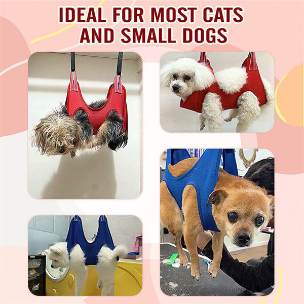 Pet Dog Cat Grooming Restraint Bags for Bathing Trimming Nail Hammock Helper +