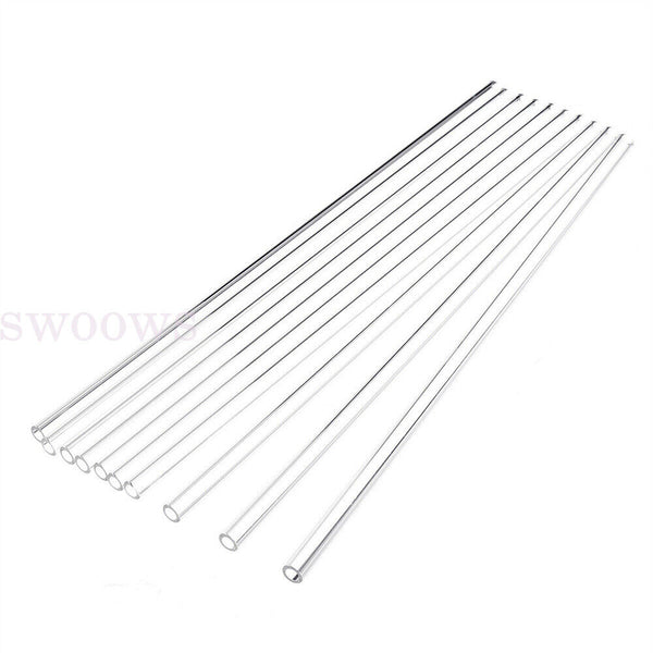 10/20 Pcs 10mm 1.5mm Thick Wall Borosilicate Glass Tube Pyrex Blowing Lab Tubing