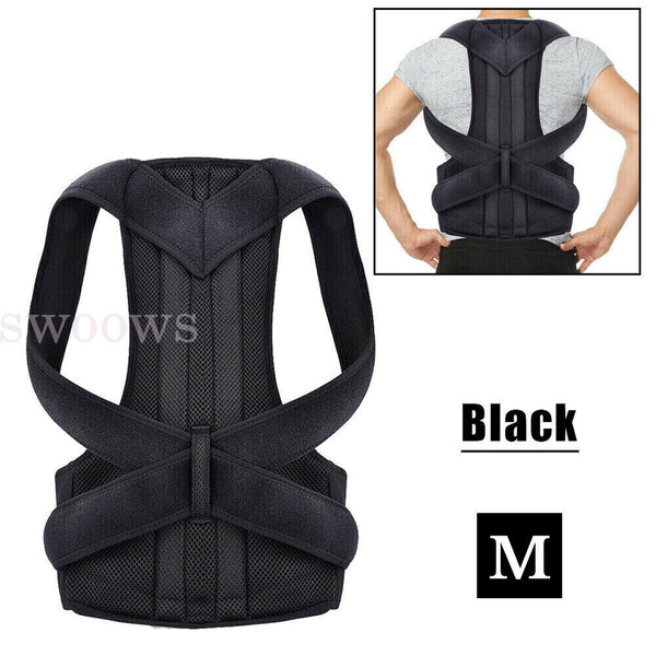 Posture Corrector Clavicle Shoulder Brace Lower Back Support Magnetic Men Women