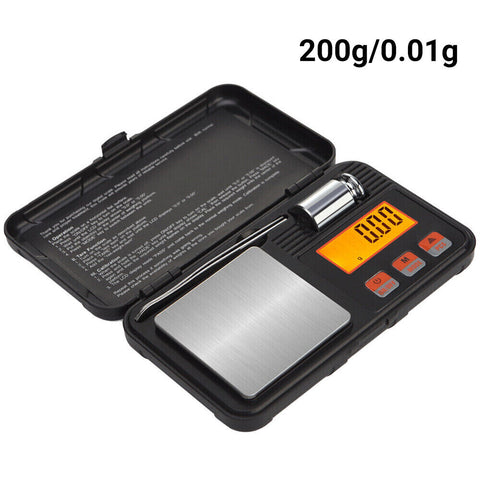 Mini Pocket  Digital Scales 50g/0.001g 200g/0.01g Grams Jewellery Gold Weighing