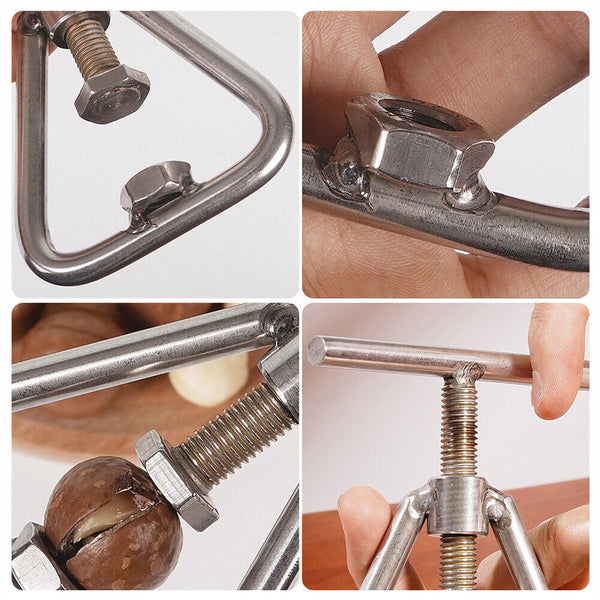 Nut Opener Nut Cracker Machine Manual Nut Sheller Tool Macadamia Opening Best AU