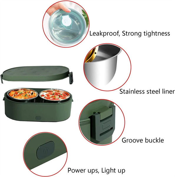 Electric Lunch Box,Food Heater,Portable Food Warmer Mini Microwave for Car Work