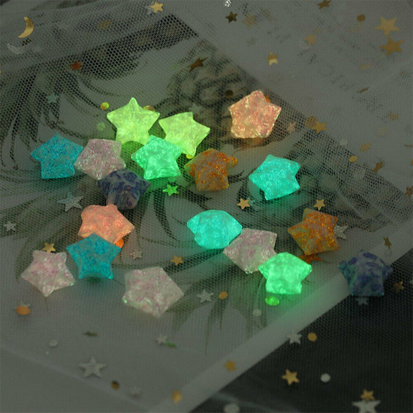 Origami Luminous Lucky Wish Star Paper Strips Glows in the dark Craft Gift 210PC