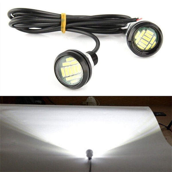 2x Car Auto 12V LED Reversing Backup Lamp Light Daytime Running Lights