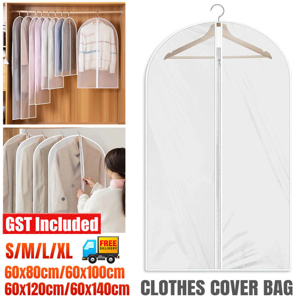 1-10 Clothes Cover Suit Dustproof Storage Bag Garment Dress Jacket CoatProtector