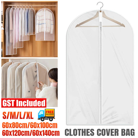 1-10 Clothes Cover Suit Dustproof Storage Bag Garment Dress Jacket CoatProtector