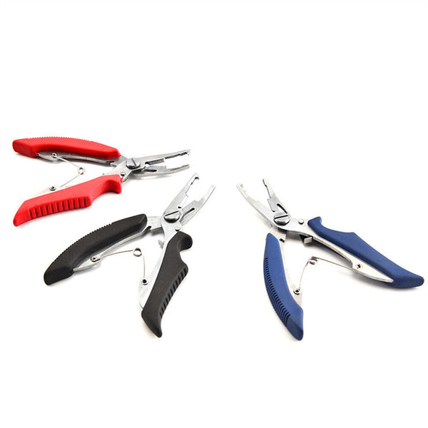 1-3x Stainless Steel Fishing Plier Braid Mono Line Cutters Pliers Split RingTool