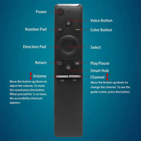 New BN59-01266A For Samsung Smart Voice Bluetooth TV Remote Control BN59-01242A