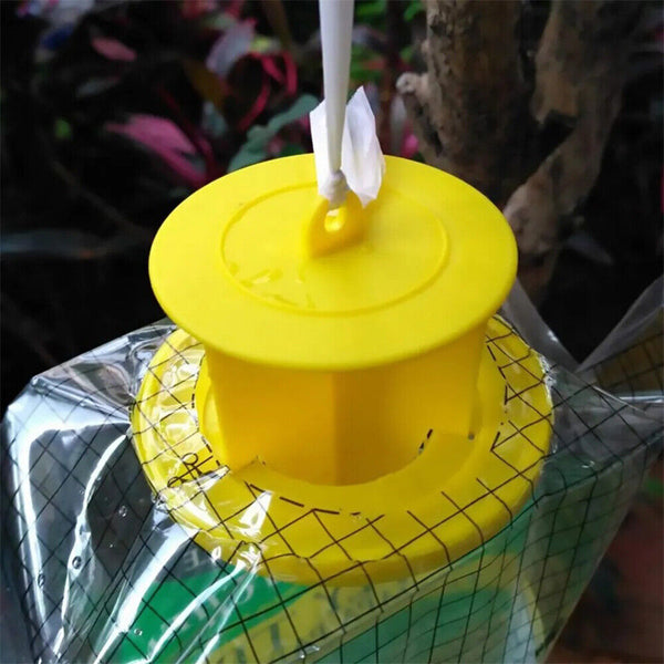 1-10x Fly Catching Bag Fast Results for Outdoor Disposable Fly Trap Pest-Control