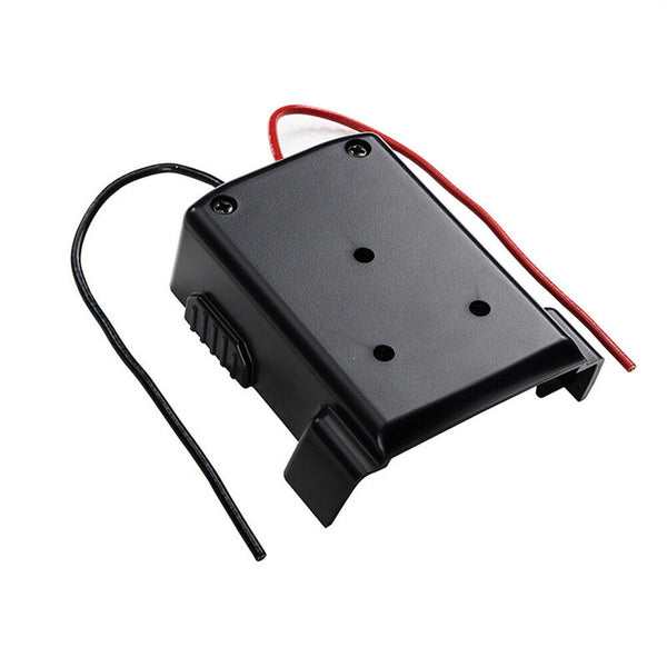 Battery Adapter For Milwaukee M18 18V To Dock Power 2 Wirings Output DIY Red BlK