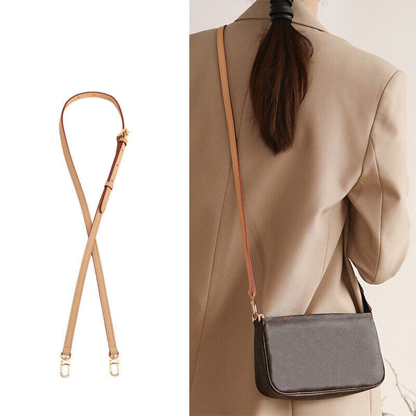 PU Leather Replacement Bag Strap Adjustable Crossbody Strap For Handbag