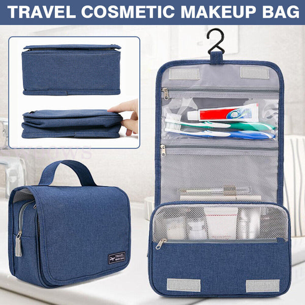 Travel Cosmetic Makeup Bag Hanging Toiletry Case Storage Large Bag Organizer AU