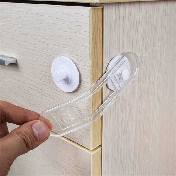 2-8x Baby Kids Safety Home Locks Protecter Door Fridge Drawer Proof Latches Set