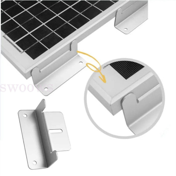 4/8PCS Solar Panel Mounting Z Bracket Set For Flat Roof Wall Mount Kit Aluminum