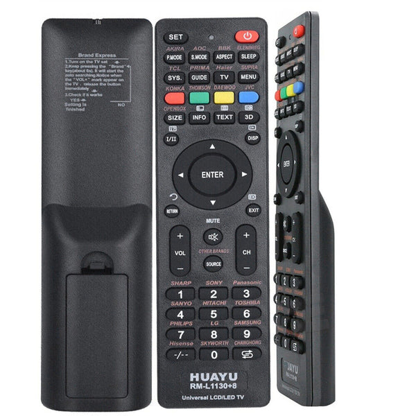 Universal TV Remote Control LCD/LED For Sony/Samsung/Panasonic/LG/TCL/Soniq AUS