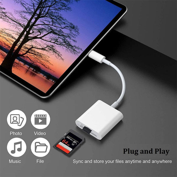 3 In 1 USB 3.1 Type-c Card Reader To SD/TF/USB Hub Adapter Micro SD Card PC