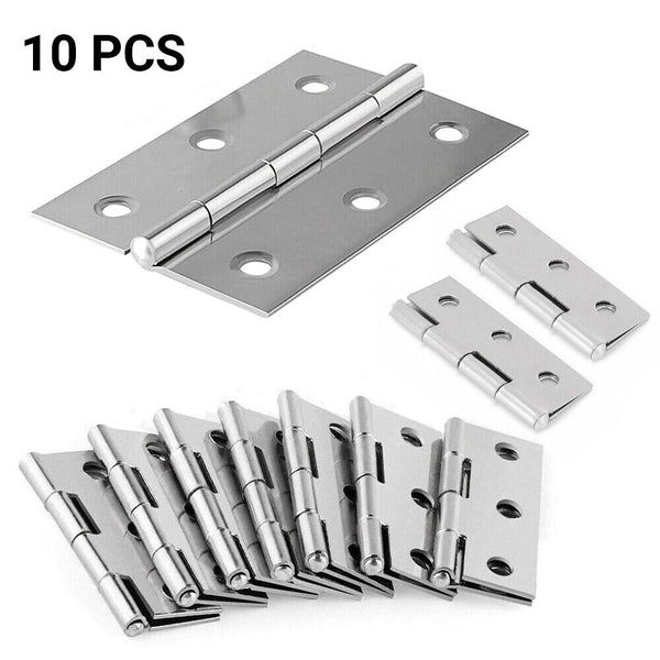 UP TO 20Pcs Stainless Steel Butt Hinges Door Window Cabinet Bearing Hinges new