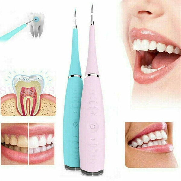 Electric Sonic Dental Scaler Tartar Teeth Stains Cleaner Plaque Calculus Remover