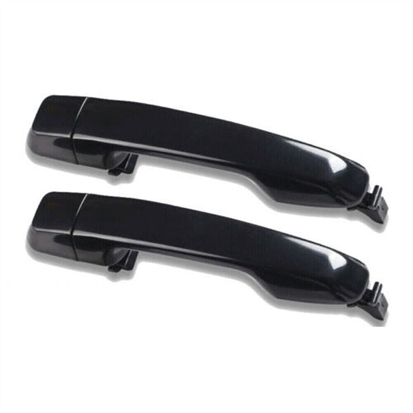 Pair Rear LH + RH Outer Door Handle for Toyota Prado J150 Series 2009-2020 Black