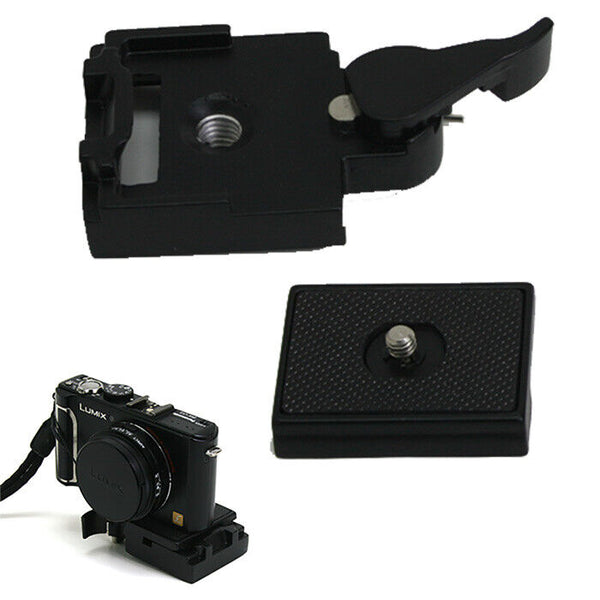 Quick Release Plate Clamp Adapter for Manfrotto 200PL-14 Camera Tripod NEW