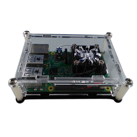 Premium Clear Acrylic Case / Box / Enclosure For Raspberry Pi 2 / Pi B+ NEW