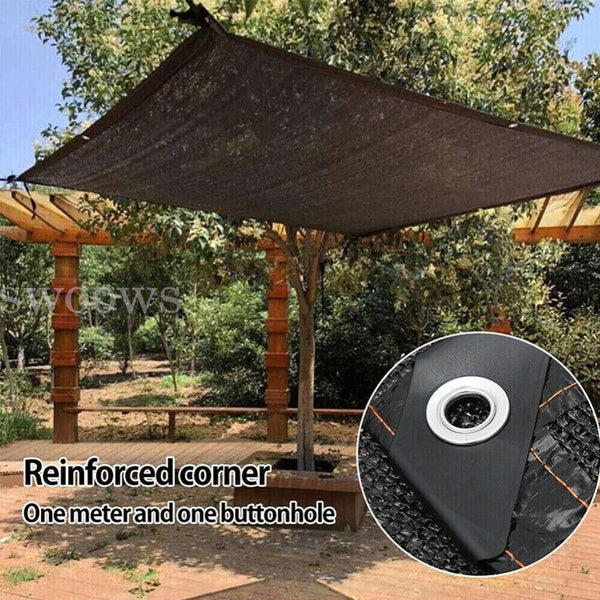 Sunshade Net Anti-UV Outdoor Garden Sunscreen Sunblock Shade Cloth Cover