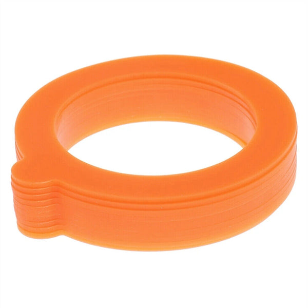 12 Pack Silicone Replacement Gasket Airtight Rubber Seals Ring for Jar Lids AU