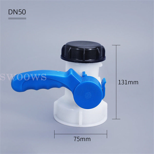 IBC Adapter Valve 75mm Shut-off Valve Outlet Valve For IBC Container Water Tank