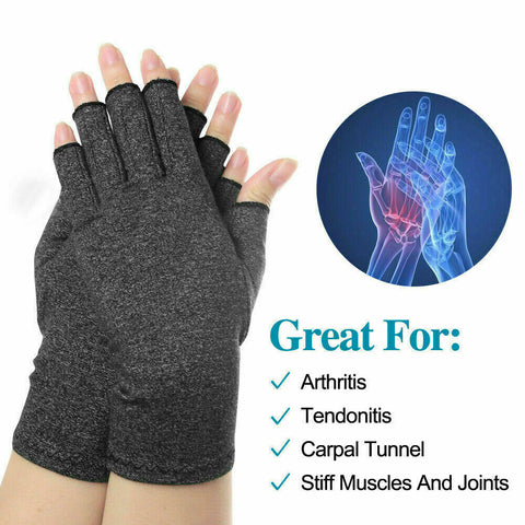 UP10pairs Arthritis Gloves Compression Joint Finger Hand Wrist Support Brace